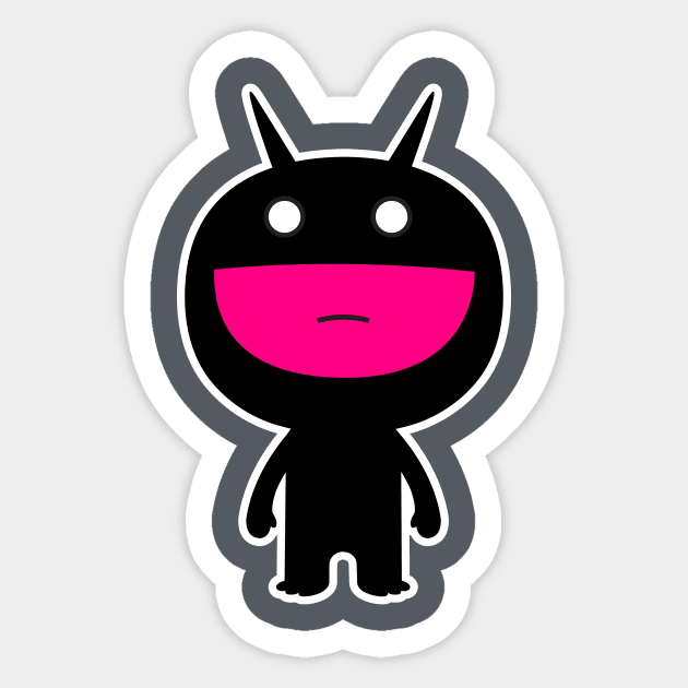 Atomic character Sticker by simonox
